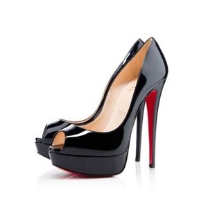 Louboutin Lady Peep EUC